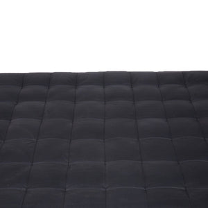 black leather seat for mid-century modern daybed