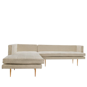 beige fabric sectional sofa