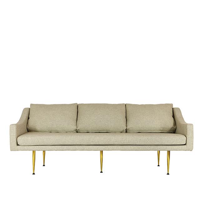 beige fabric modern sofa