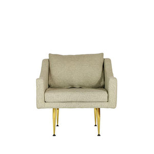 modern lounge chair beige