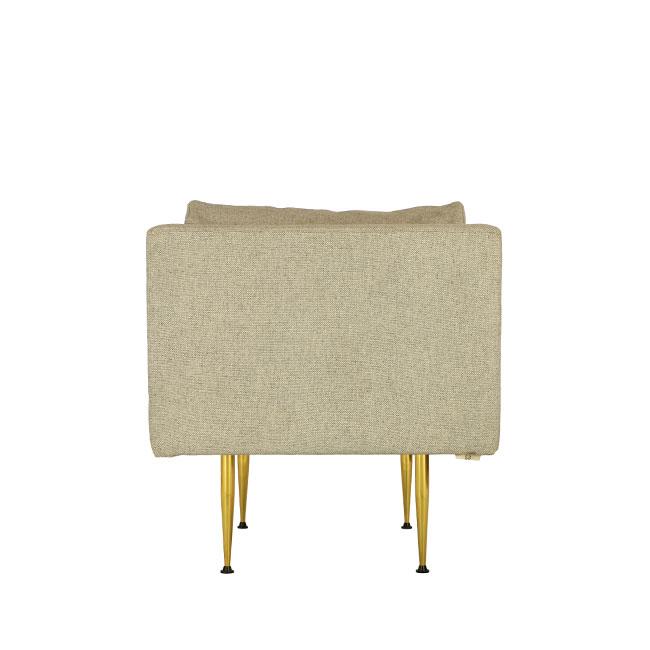 contemporary style beige armchair