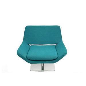 modern turquoise lounge chair