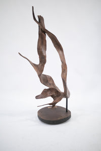Wooden Sculpture 4 - Manhattan Label