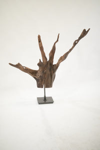 Wooden Sculpture 3 - Manhattan Label