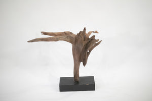 Wooden Sculpture 5 - Manhattan Label