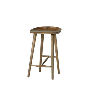counter stool made of solid wood