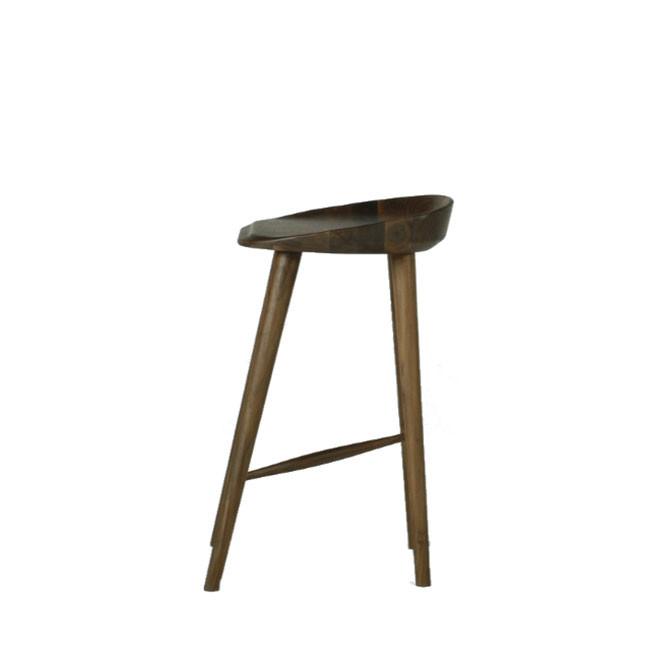 wooden counter stool