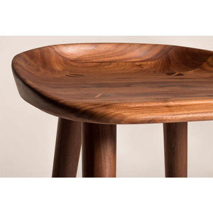 solid walnut counter stool