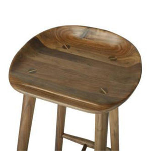 walnut counter stool