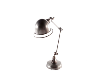 mid century steel table lamp
