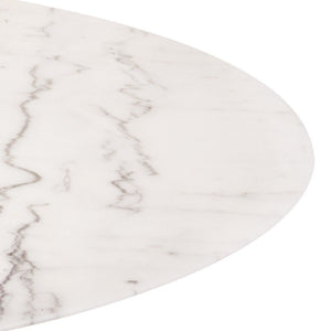 patterned white marble top dining table
