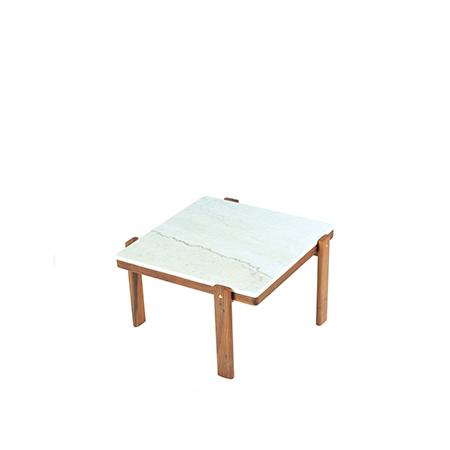 square coffee table with marble top