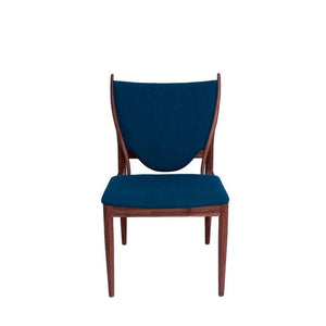 navy blue modern dining chair