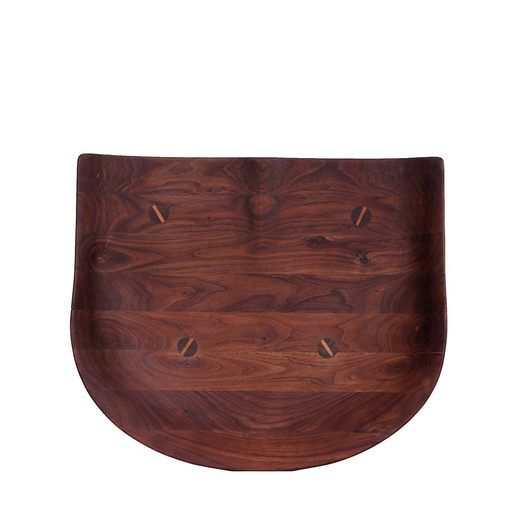 working hands factory design walnut stool