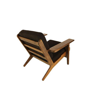 modern brown lounge chair