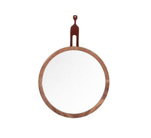 modern round mirror