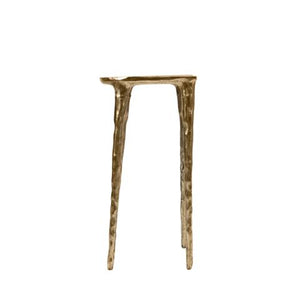 brass bar stool with mirror finish