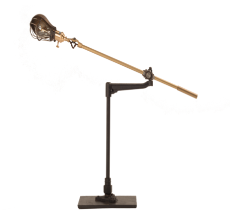 cast bronze table lamp