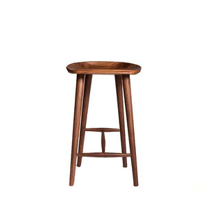 solid wood counter stool